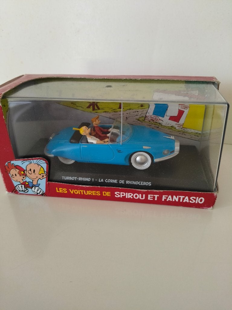 Schaalmodel 1:24 Robbedoes en Kwabbernoot Rhino 1, Ophalen, Zo goed als nieuw, Auto, Overige merken