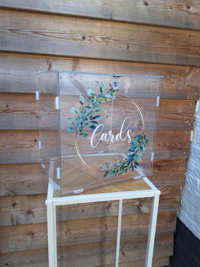Enveloppenbox acryl - te huur, Ophalen, Nieuw