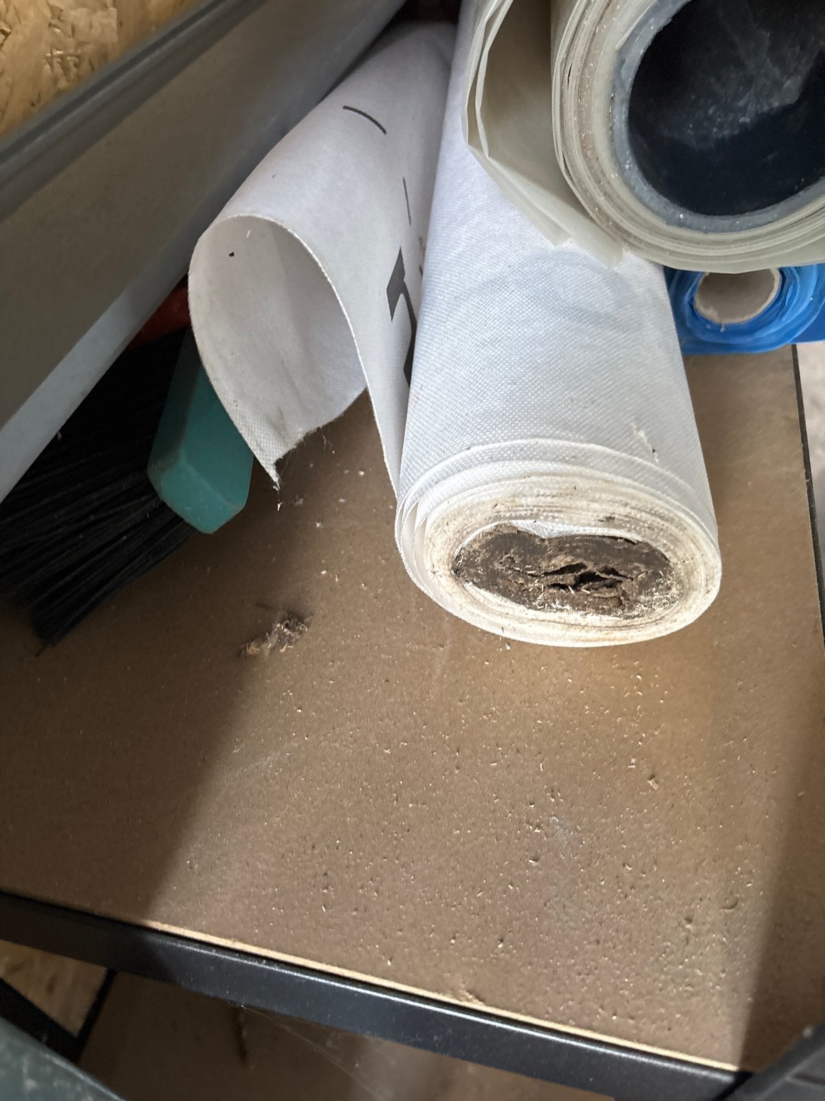 Dampopen folie halve rol - Isolatie, Overige materialen, Gebruikt, Minder dan 5 m², Vloerisolatie