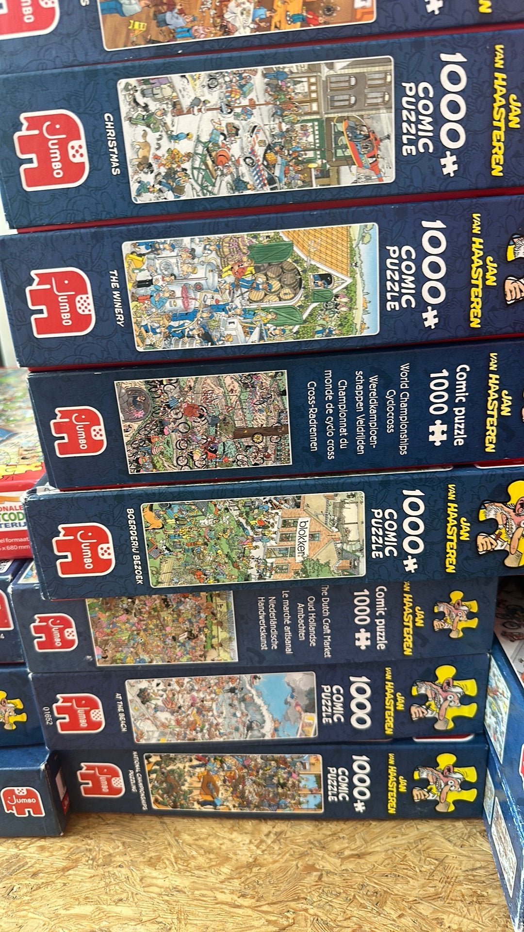 Jan van Haasteren puzzels, Ophalen of Verzenden, 500 t/m 1500 stukjes, Zo goed als nieuw