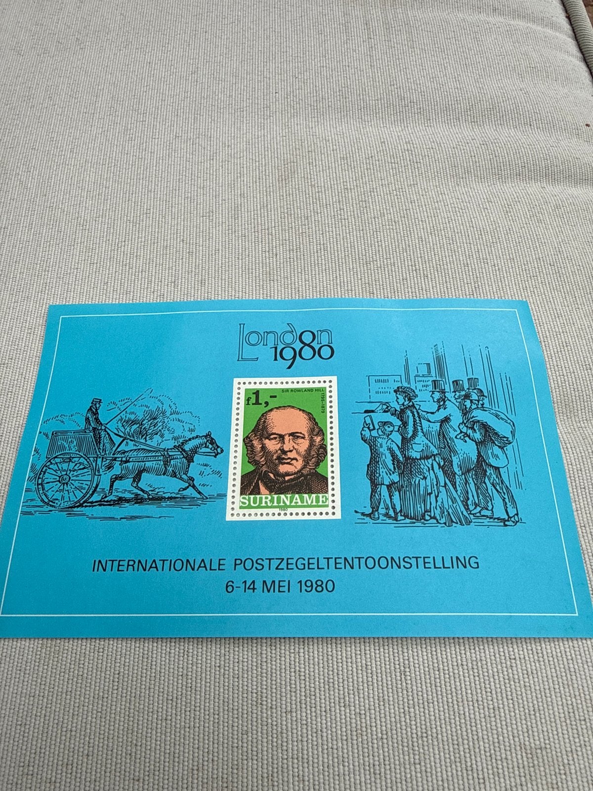 Internationale Postzegeltentoonstelling London 1980, Postzegels en Munten, Frankeerzegel, Ophalen of Verzenden, Zonder stempel