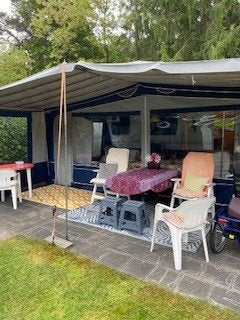 Fendt caravan model Diamant, Caravans en Kamperen, Caravans, Rondzit, Particulier, Tot en met 4, 2 aparte bedden
