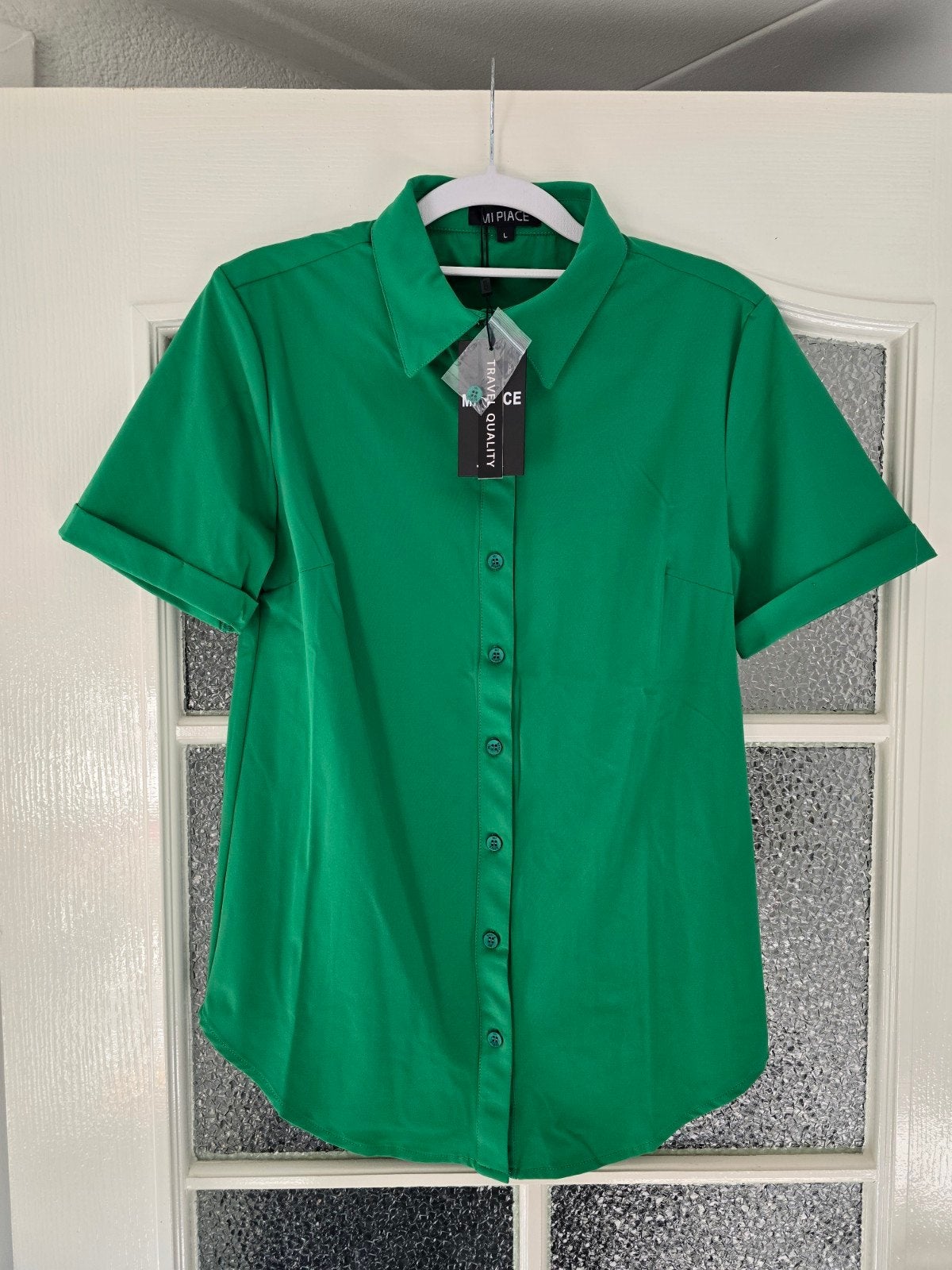 nieuw mi piace travel L blouse groen, Ophalen of Verzenden, Nieuw, Groen