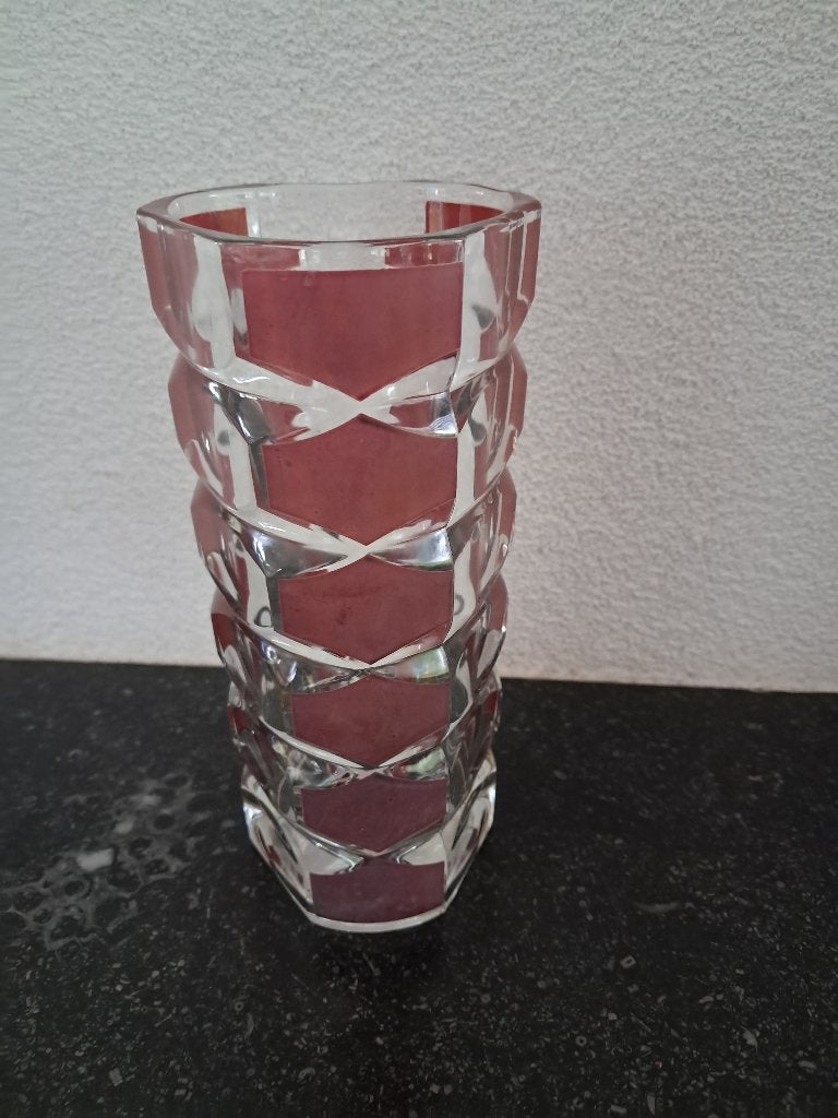 Vaas vintage JG Durand Luminarc Rubis, Ophalen of Verzenden