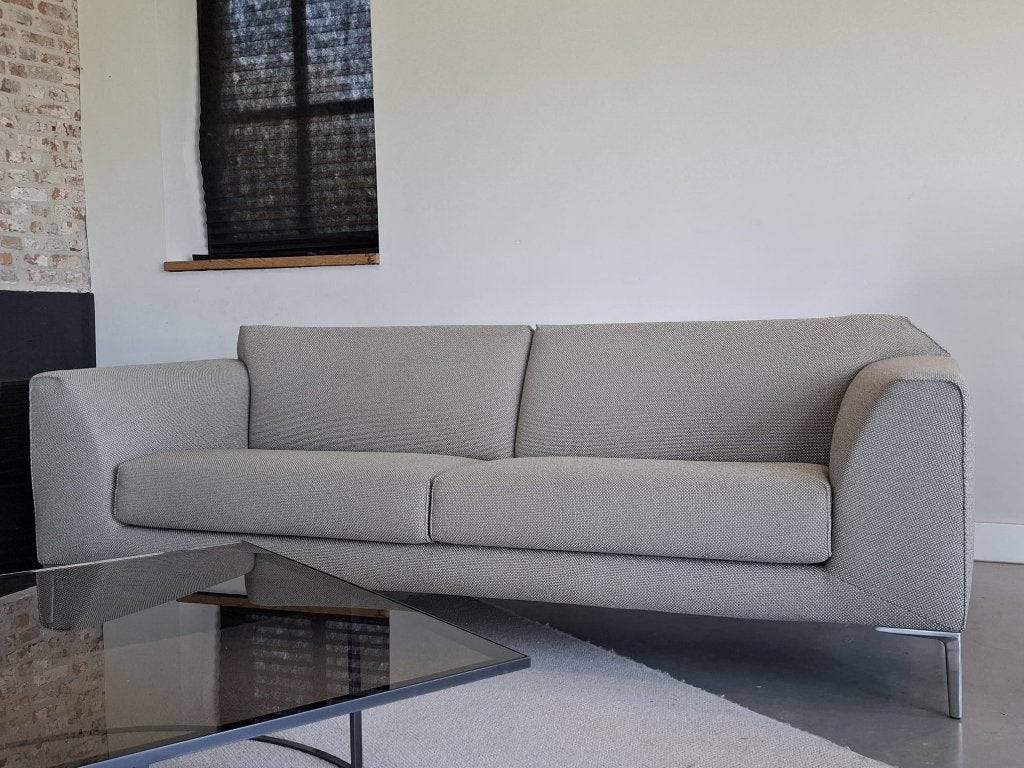 Pode Fold (Leolux) 220 cm taupe crèmegrijs – als nieuw, Marinus Dammeweg 55, 5928 PW Venlo, Nederland, Driepersoons, 75 tot 100 cm