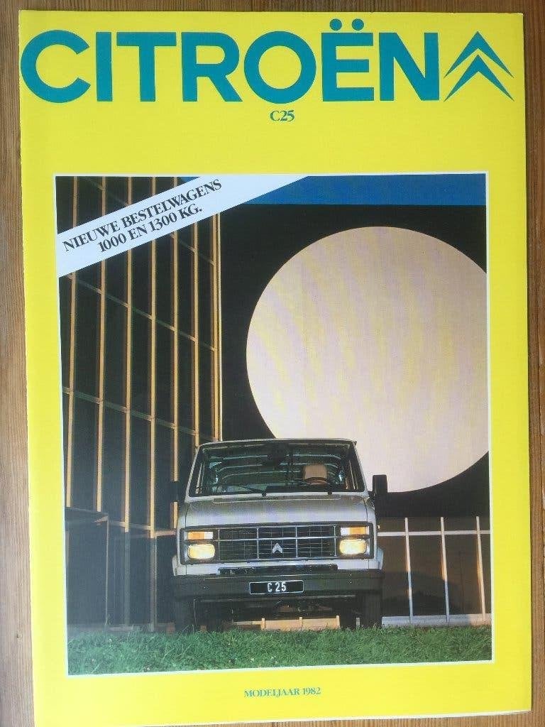 Folder van Citroën C25. model 1982, Ophalen of Verzenden, Nieuw, Citroën