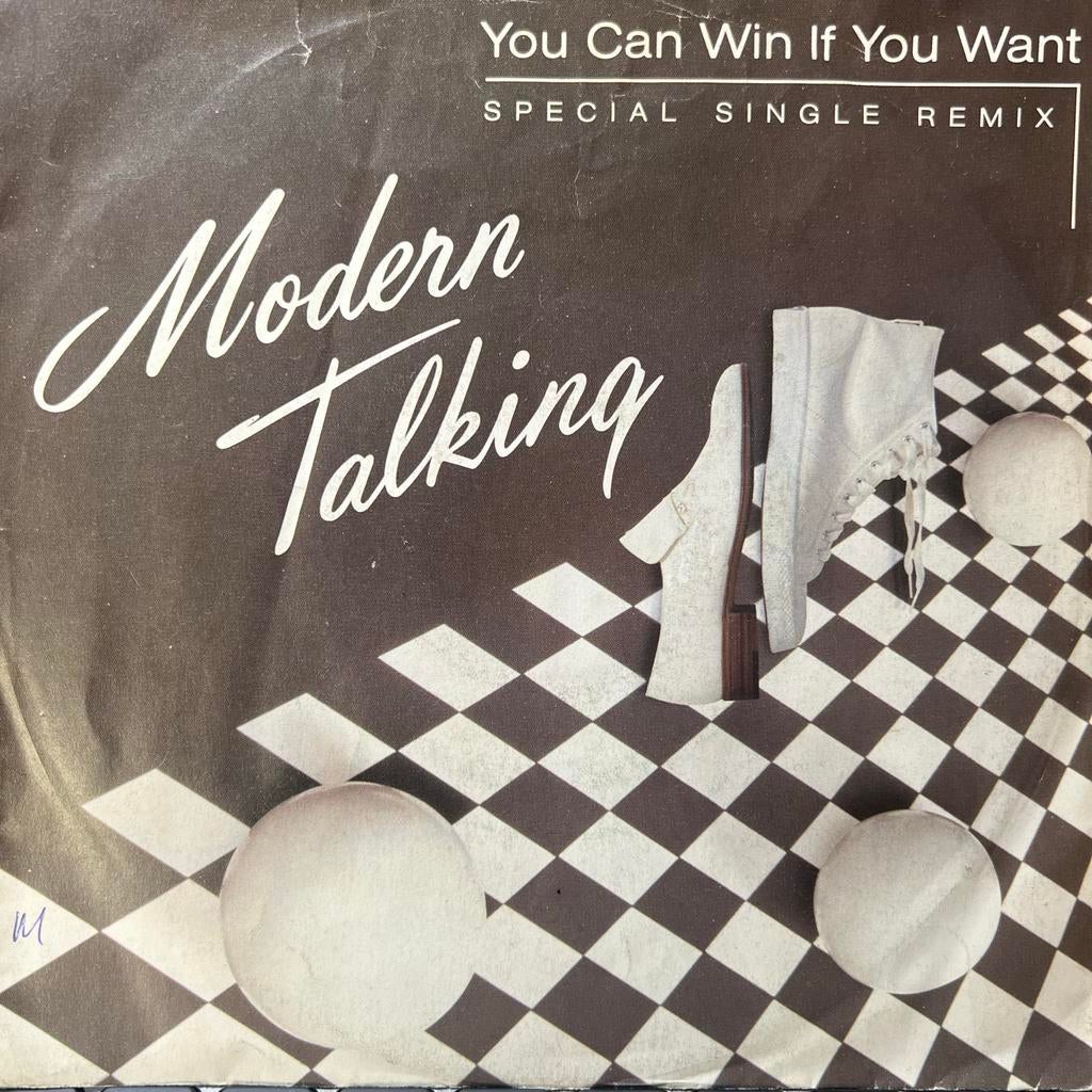 Modern Talking - You Can Win If You Want (Single Remix), Ophalen of Verzenden, 1980 - 1989, Gebruikt, Pop