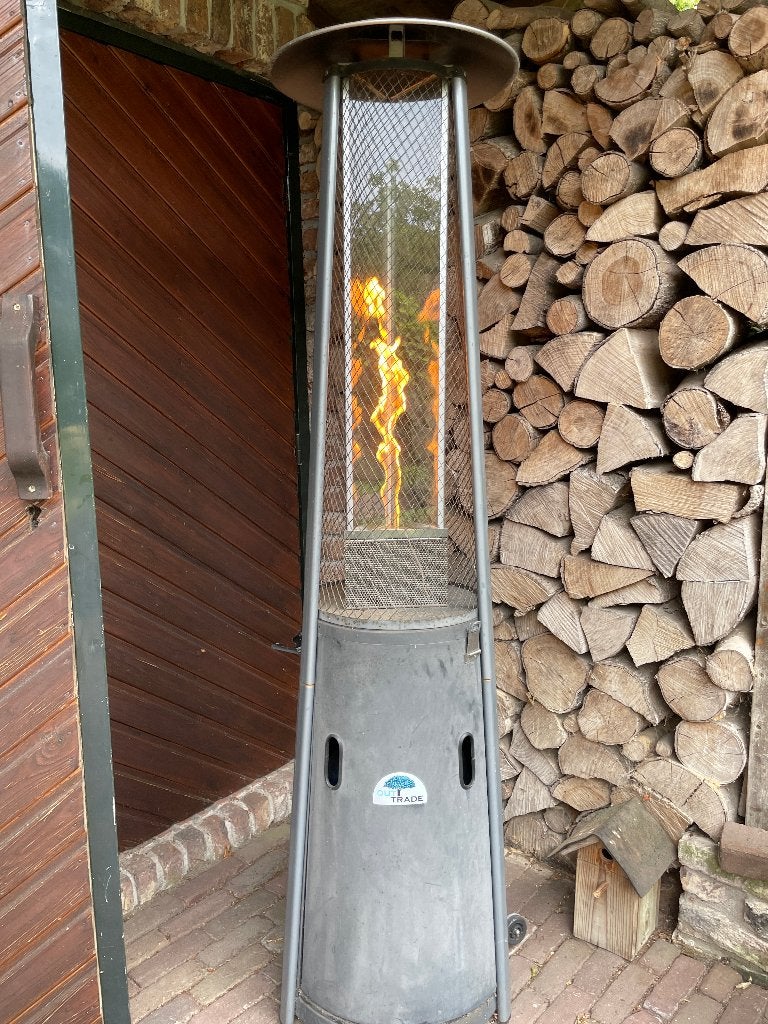 Terrasverwarmer / sfeerhaard op gas, Ophalen, Gebruikt