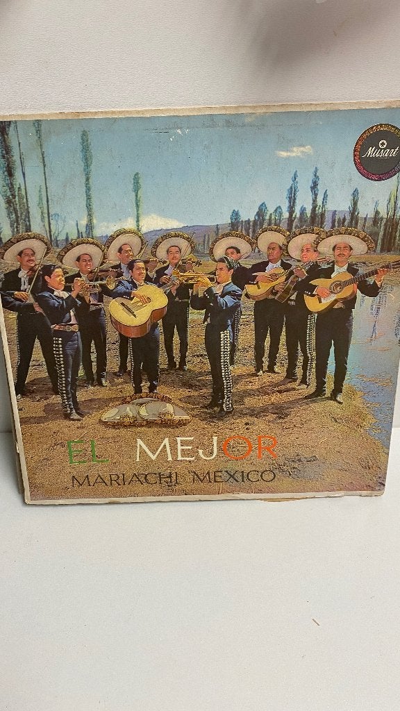 El Mejor Mariachi Mexico LP - Vintage Mexicaanse Muziek, LP, Gebruikt, Overige genres, Ophalen of Verzenden
