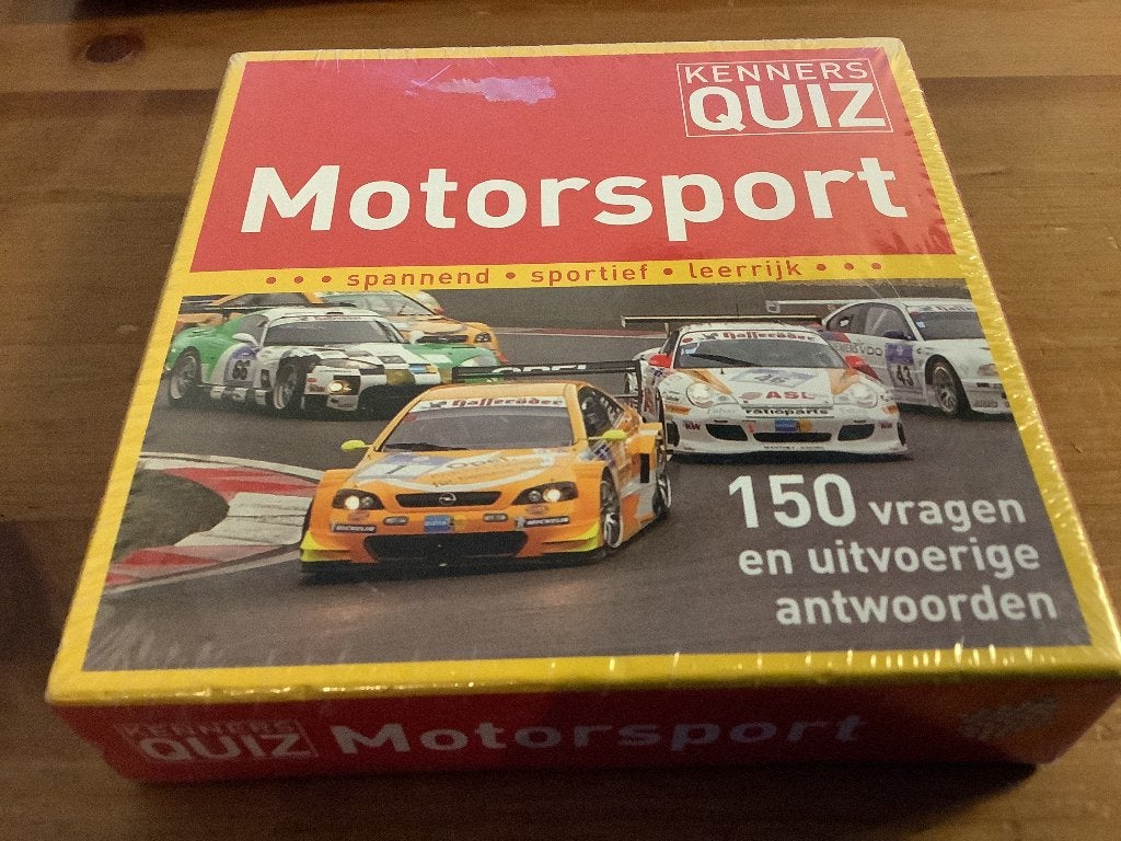 Kenners Quiz, Motorsport, Ophalen of Verzenden, Nieuw