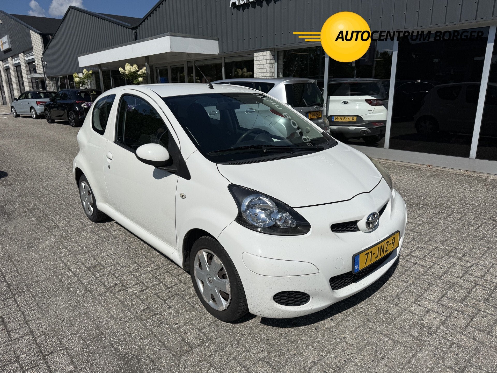 Toyota Aygo 1.0-12V AUTOMAAT Comfort Airco /Audio/Elektr ram, Auto's, Stof, Gebruikt, Zwart, 4 stoelen