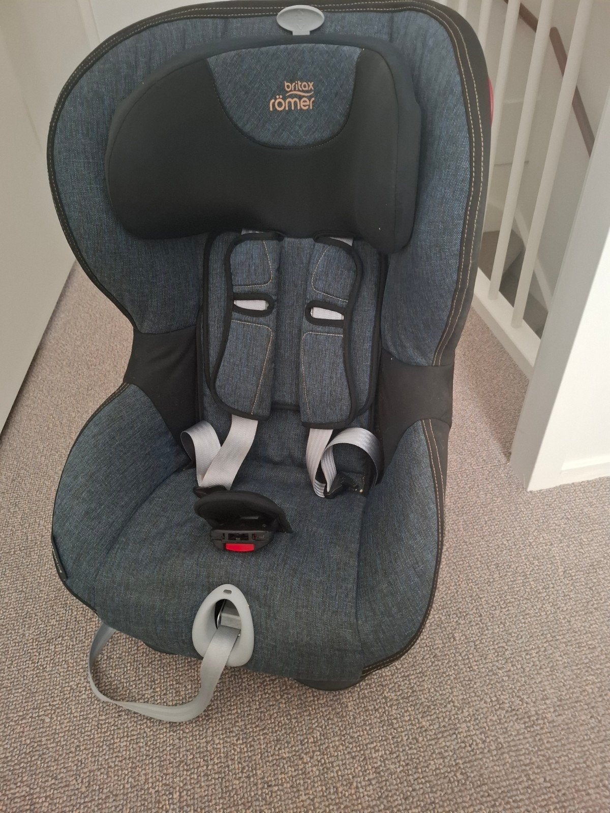 Britax King II ATS Blue Marble Autostoel ECE R 44/04, Ophalen of Verzenden, 9 t/m 18 kg, Romer, Autogordel