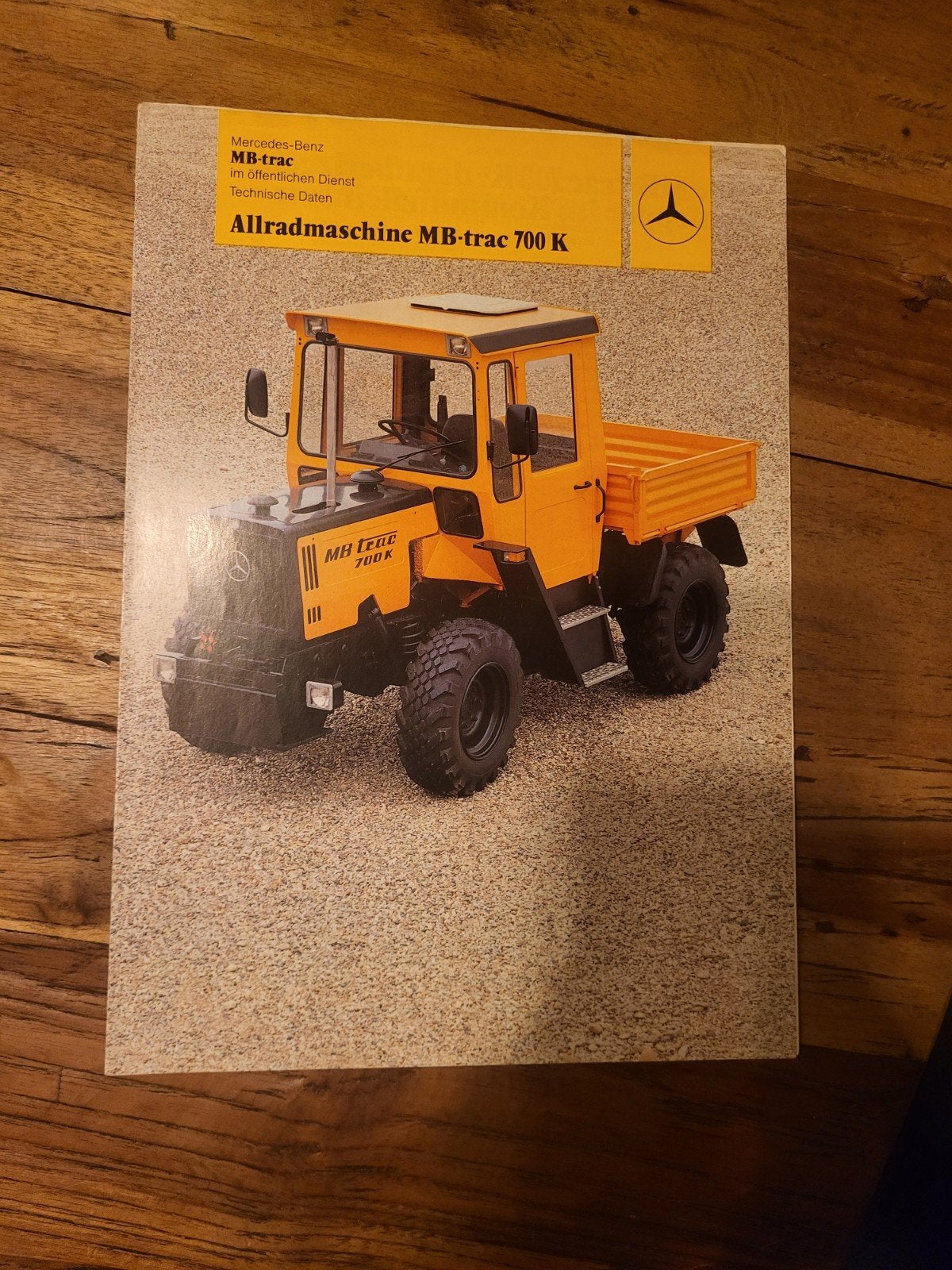 Tractor folder MB trac 700 K Allradmaschine, Boeken, Ophalen of Verzenden