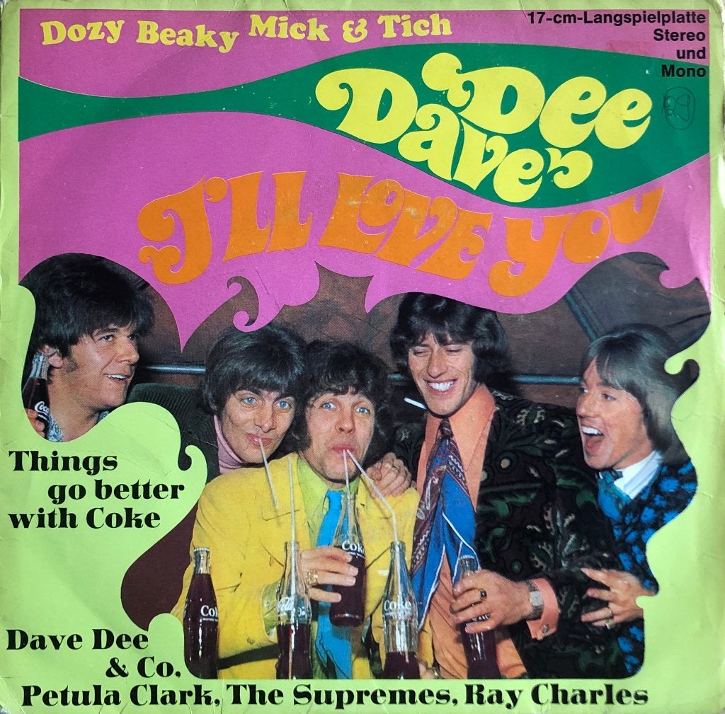 1968	DaveDee Dozy BM & T	Things Go Better With Coke, Fotohoes, 7 inch, Ophalen of Verzenden, Zo goed als nieuw