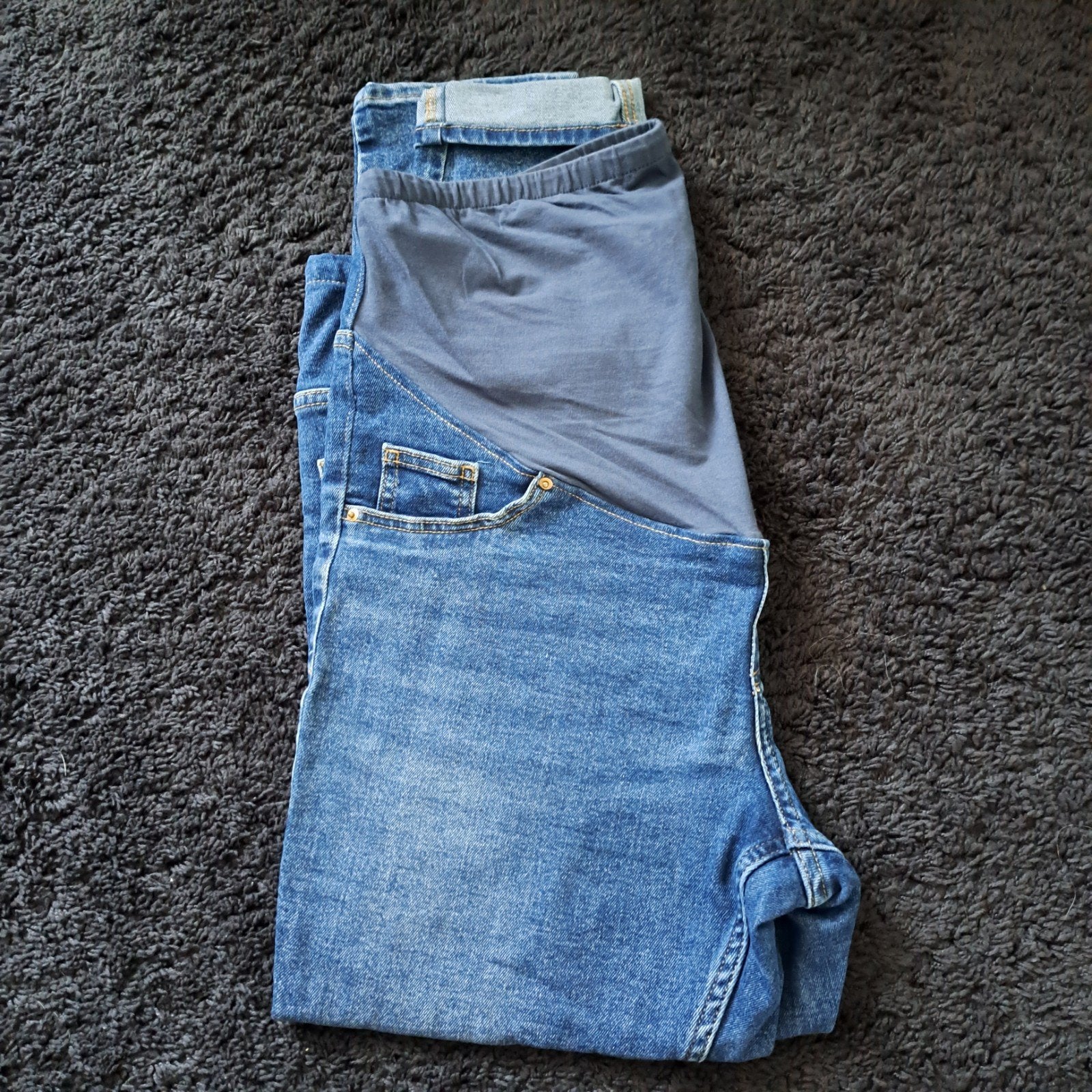 Zwangerschapsbroeken H&M, Ophalen, Zo goed als nieuw, Blauw, Broek of Spijkerbroek