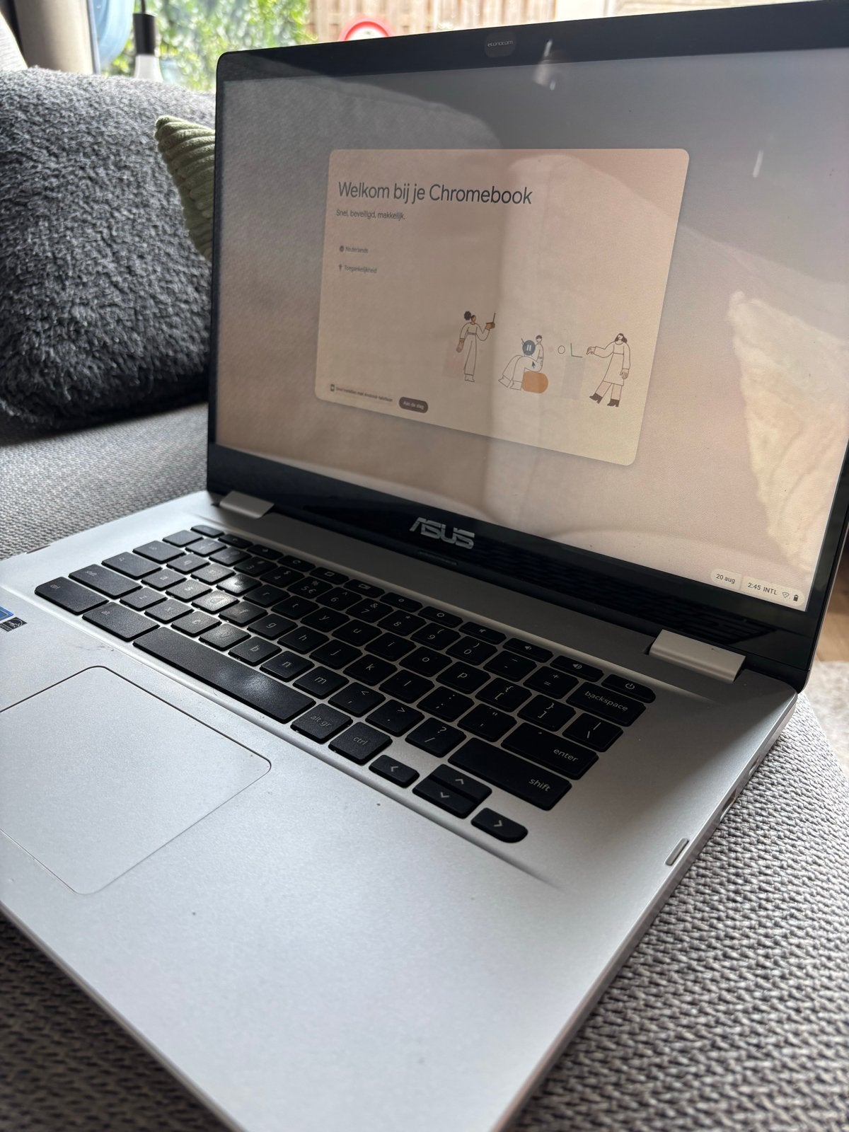 ASUS Chromebook C523NA-A20210, Ophalen, 4 GB of minder, 15 inch, Qwerty