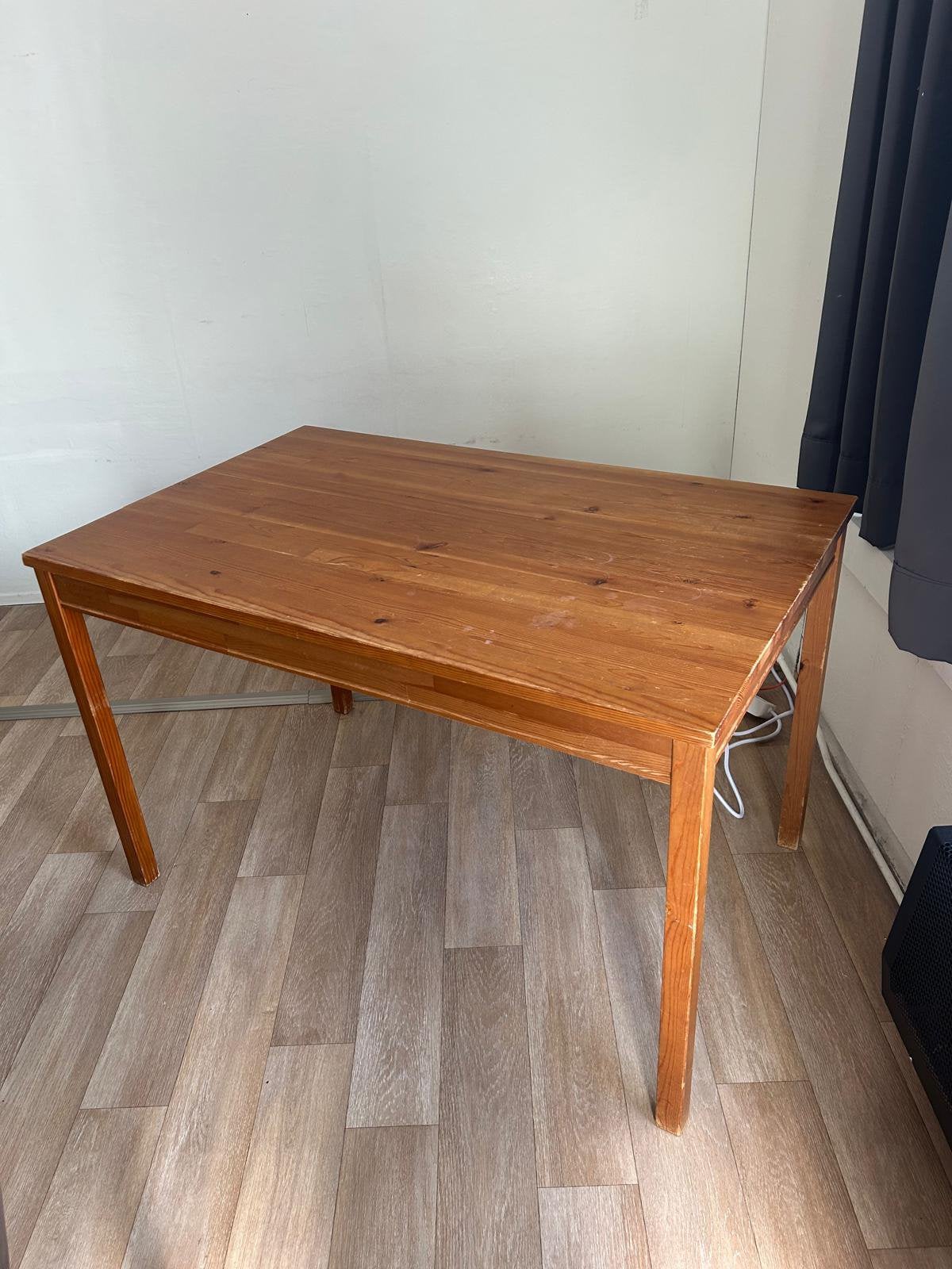 Ikea Jokkmokk tafel en 2 bankjes, Ophalen, Gebruikt, 100 tot 150 cm, 50 tot 100 cm