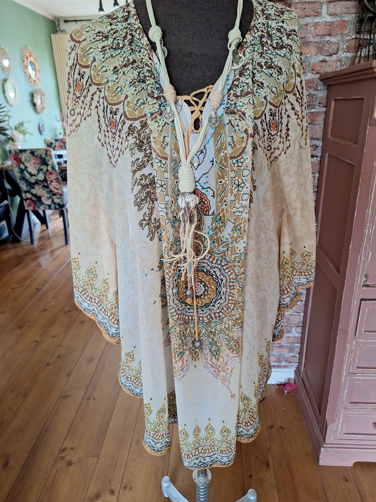 Voile tuniek s m l xl, Ophalen of Verzenden, Zo goed als nieuw, Maat 46/48 (XL) of groter, Zwart