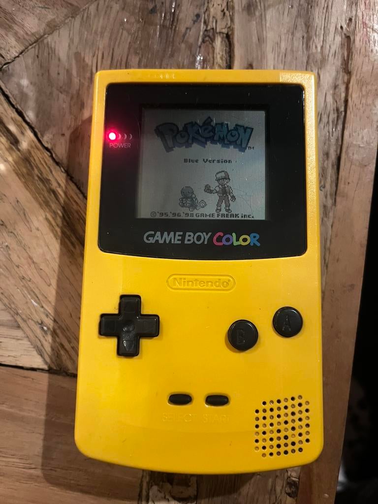 Gele Game Boy Color, Spelcomputers en Games, Spelcomputers | Nintendo Game Boy, Ophalen, Gebruikt, Game Boy Color