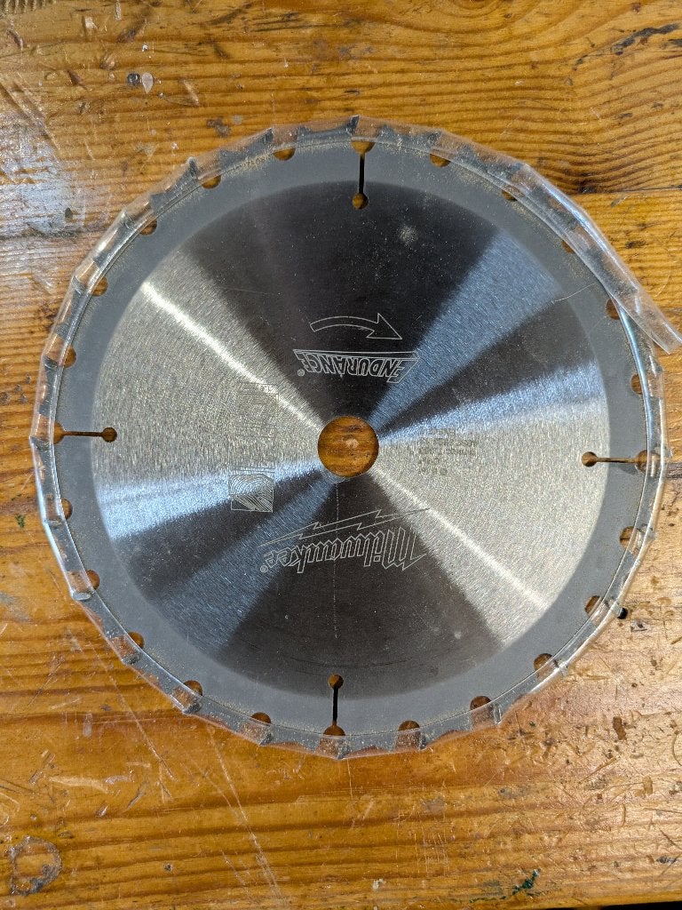 Zaagblad Milwaukee, Doe-het-zelf en Verbouw, Gereedschap | Zaagmachines, Cirkelzaag, 70 mm of meer, Nieuw, Ophalen of Verzenden
