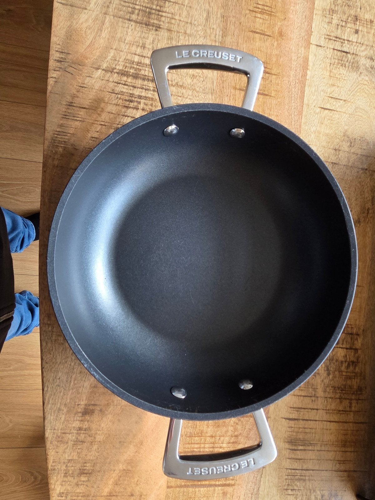 Le Creuset Wokpan - Gebruikt, Ophalen, Gebruikt, Gietijzer, Antiaanbaklaag