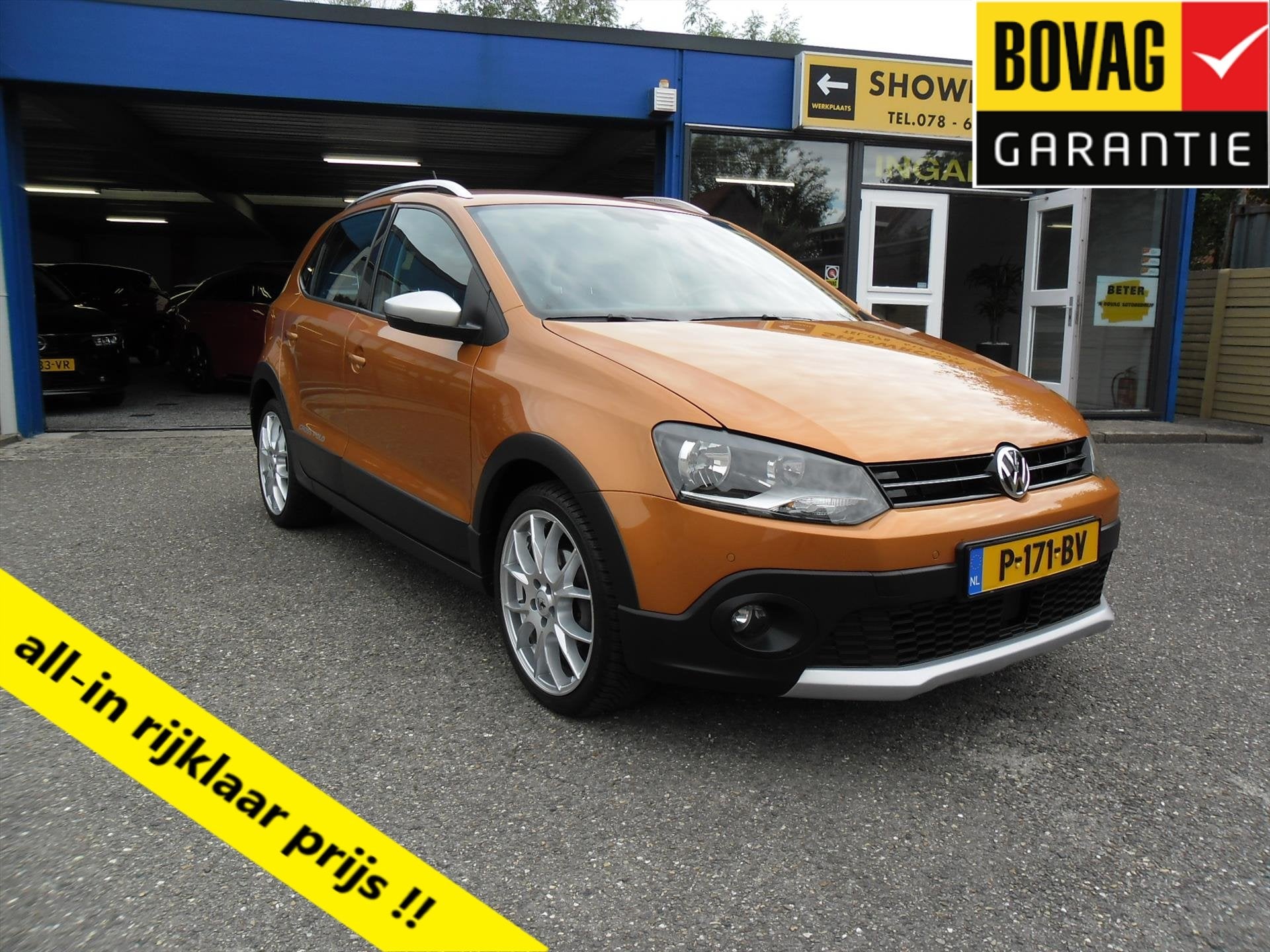 Volkswagen Polo CROSS TSI AUTOMAAT NAV ECC LMV CAMERA TREKHA, Automaat, 12 maanden, Stof, 600 kg