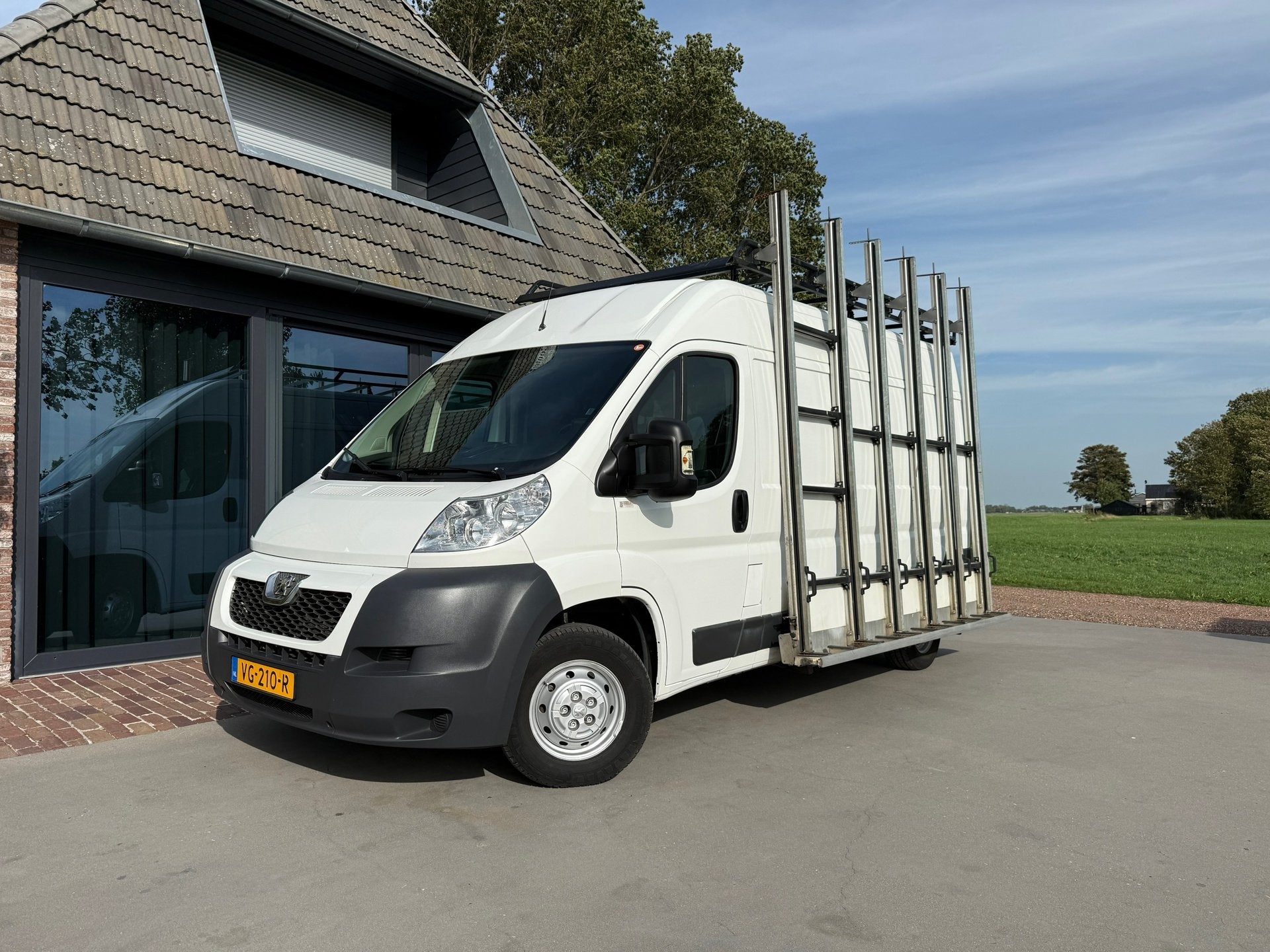Peugeot Boxer 335 2.2 Glaswagen HDI L2H2, Auto's, Euro 5, Gebruikt, Startonderbreker, 4 cilinders