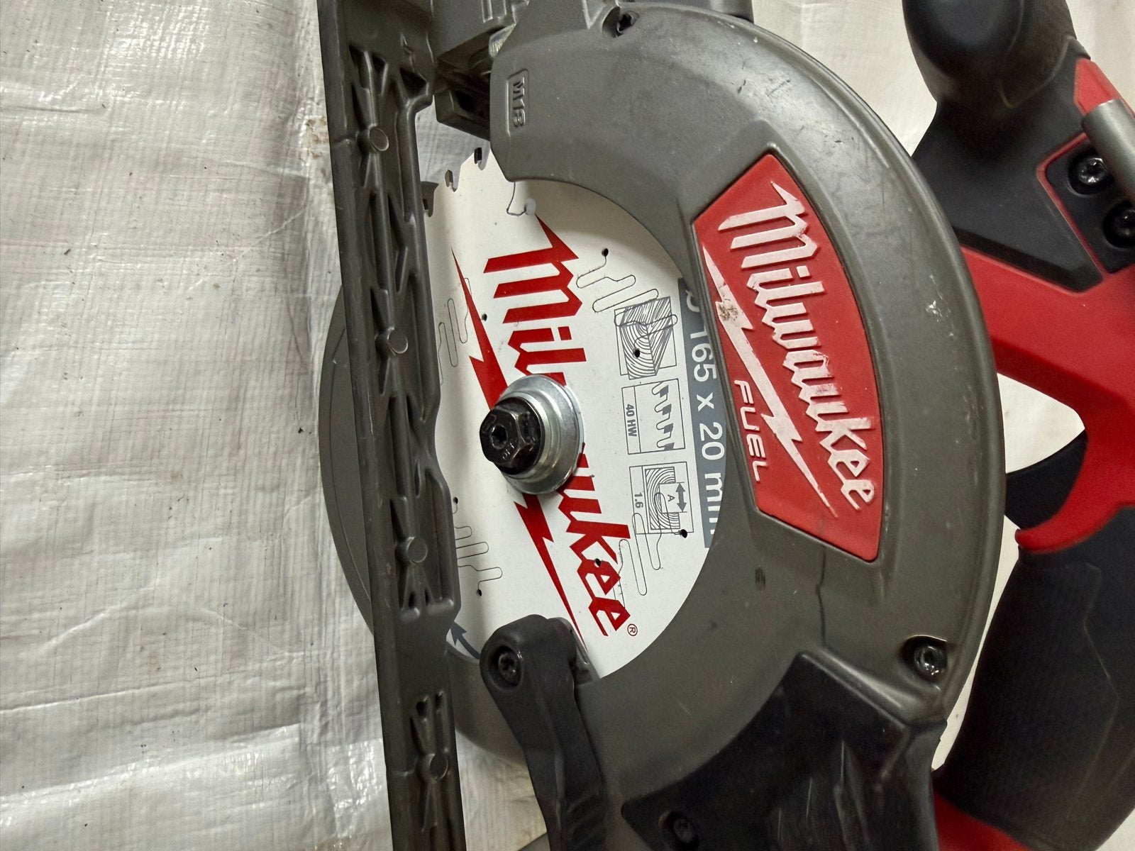 Milwaukee FUEL Cirkelzaag M18 CCS55 - Zo goed als nieuw