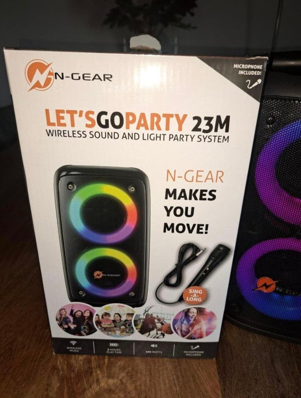 N-GEAR LGP23M Draadloos Geluid & Licht Party Systeem, Ophalen
