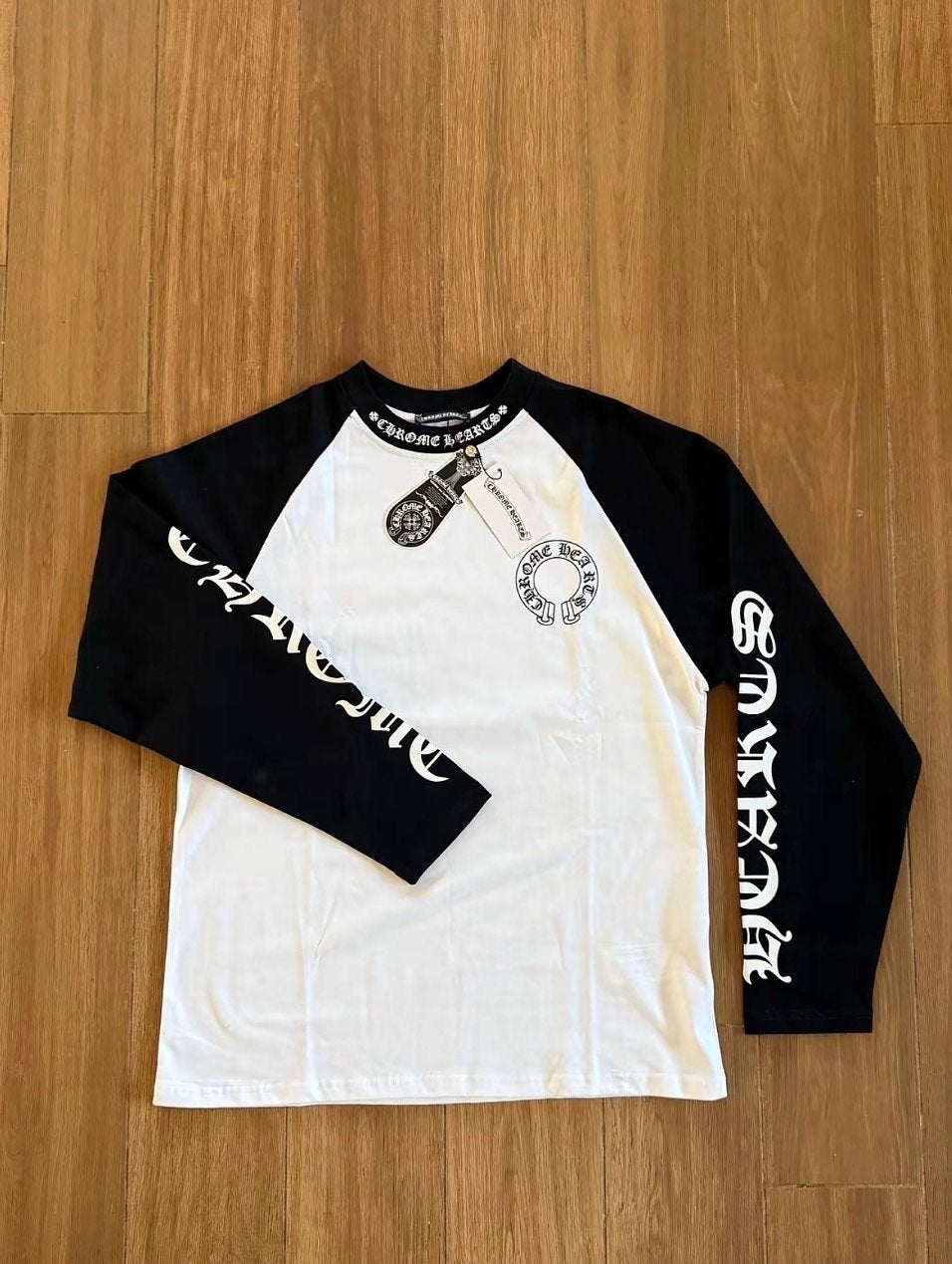 Chrome Hearts Longsleeve Zwart/Wit - Nieuw met kaartje, Ophalen of Verzenden, Nieuw