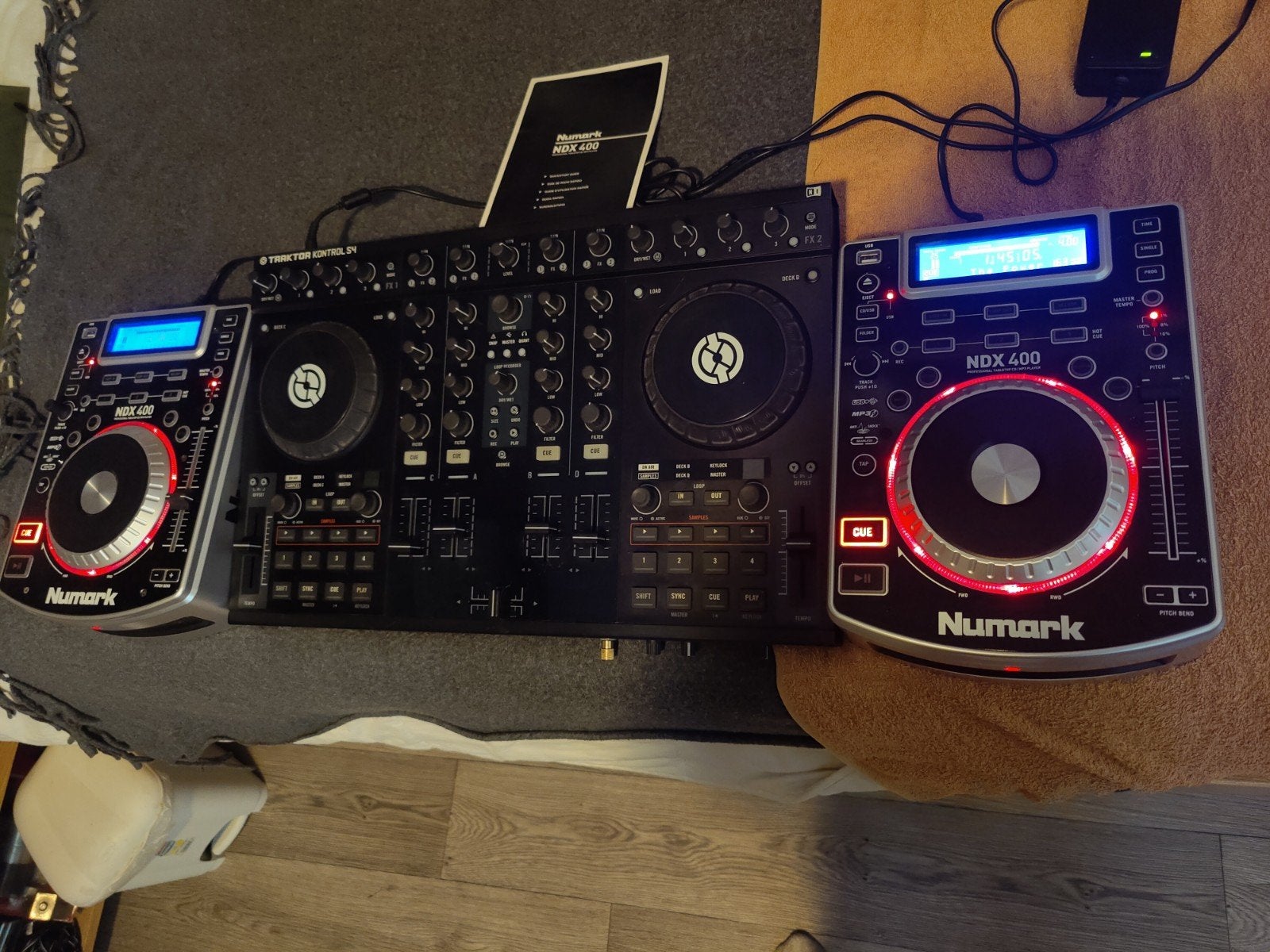 Numark NDX400 DJ-set met Traktor Kontrol S4, Muziek en Instrumenten, Dj-sets en Draaitafels, Ophalen of Verzenden, Gebruikt, Dj-set