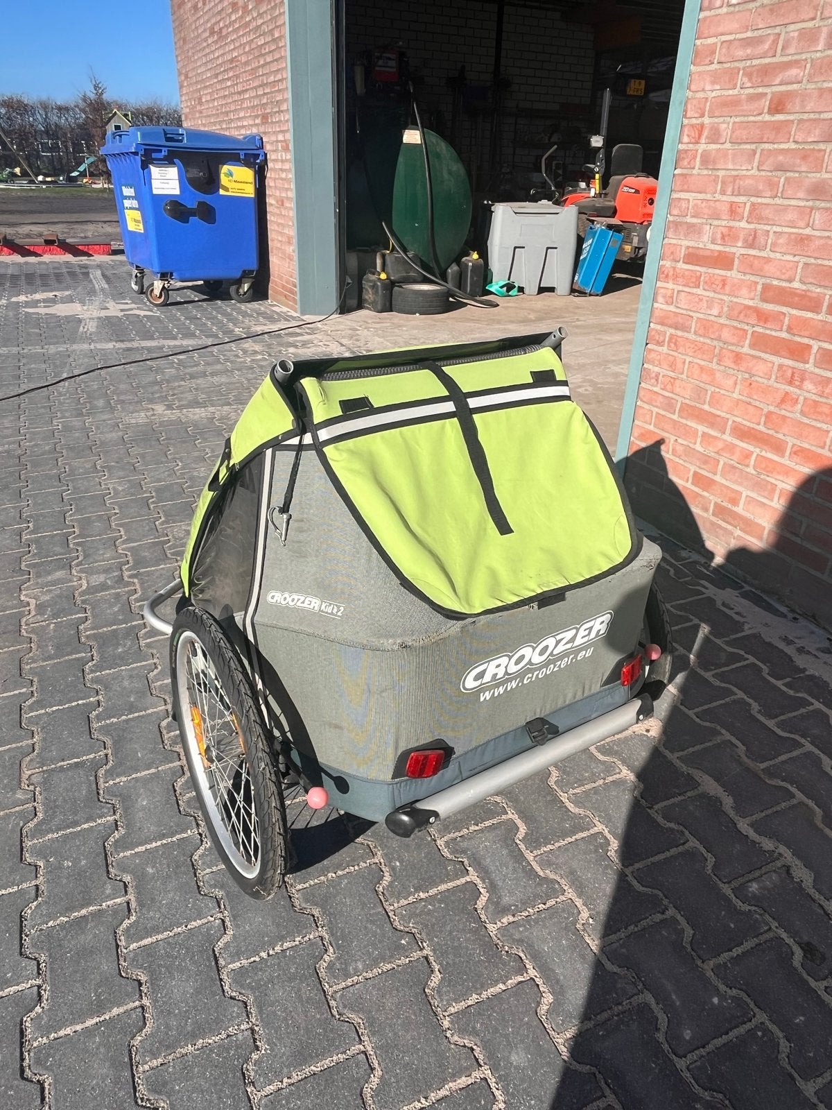 Croozer Kid fietskar, 2 kinderen - Ideaal voor kinderen, Ophalen, Gebruikt, Opvouwbaar, 20 tot 40 kg