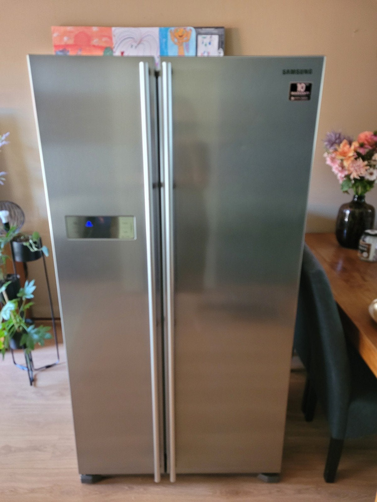 Samsung Amerikaanse koel- vrieskast, Ophalen, Gebruikt, 200 liter of meer, 60 cm of meer