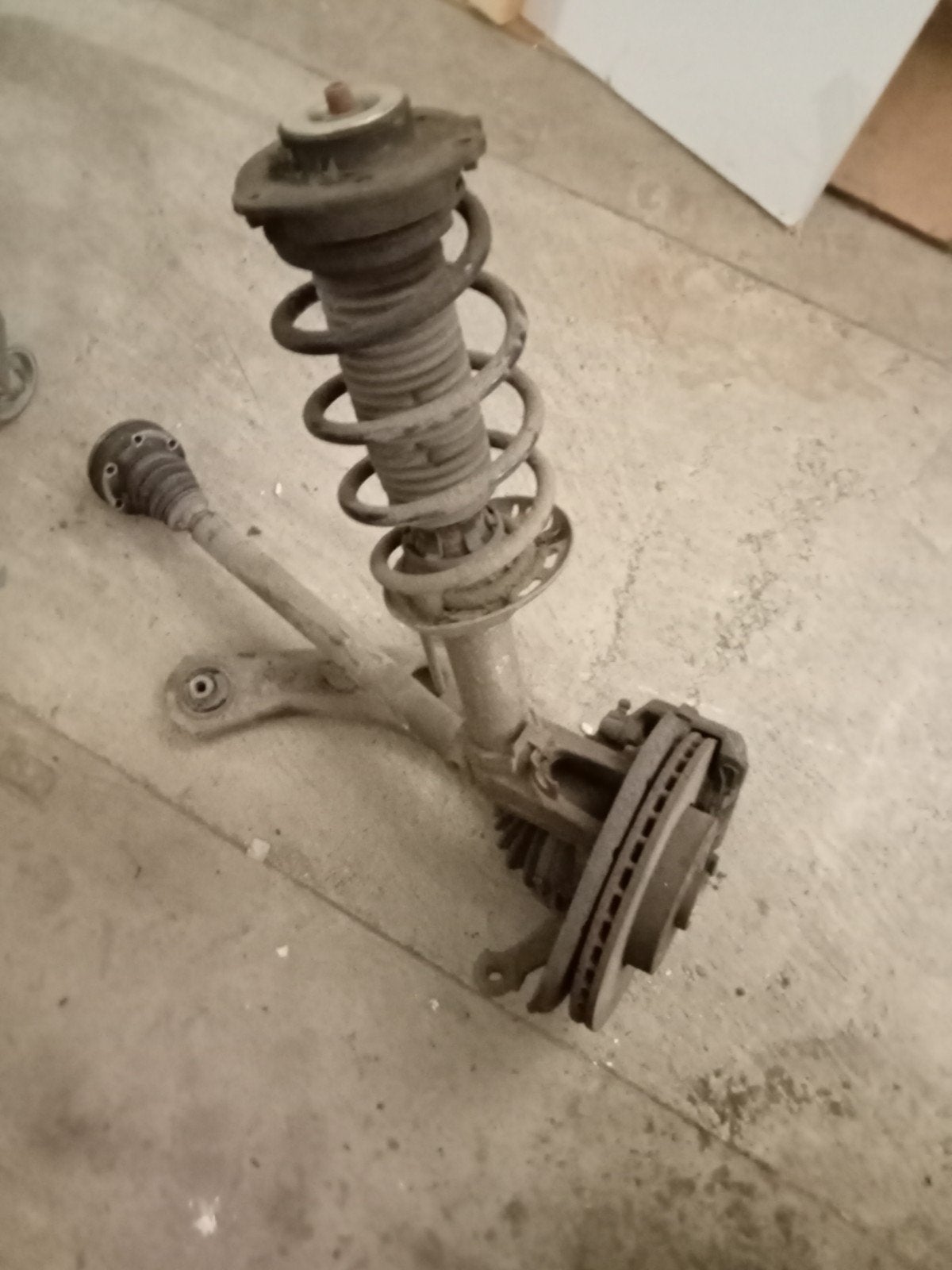 VW caddy veerpoot draagarm aandrijfas achteras schokbreker, Ophalen, Gebruikt, Volkswagen