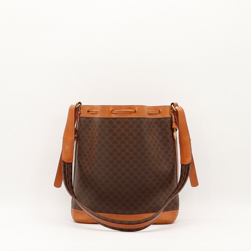 Celine Macadam van Céline bucket tas, Verzenden, Gebruikt, Zwart, Overige typen