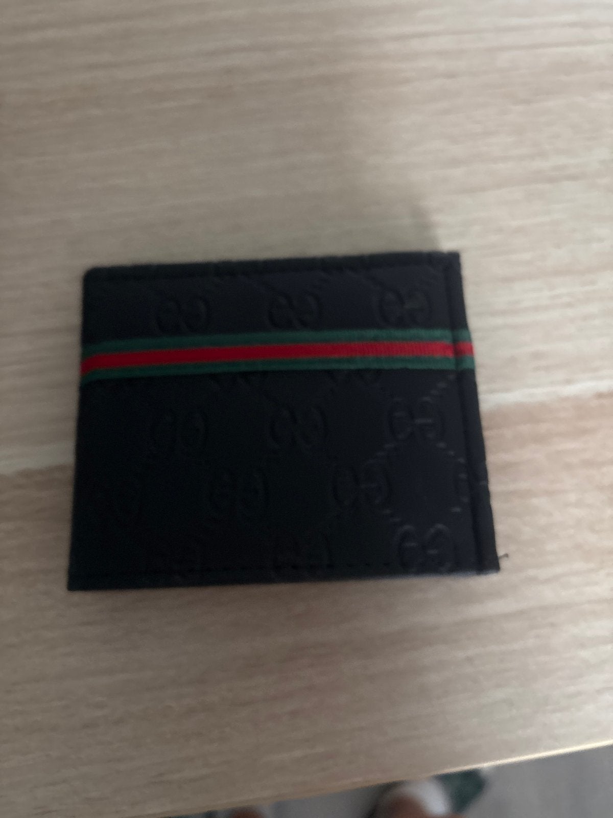 Gucci portemonnee met rood/groene streep, Ophalen of Verzenden, Gebruikt, Zwart, Overige merken