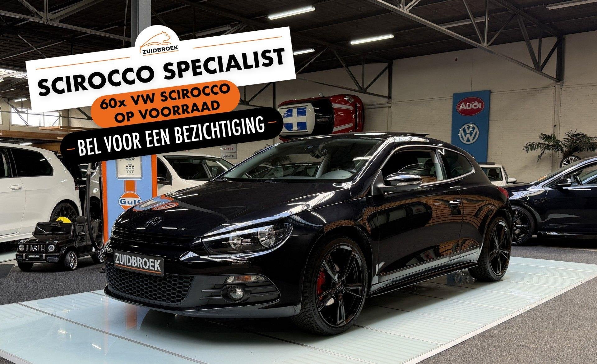Volkswagen Scirocco 1.4 TSI Dak! Cruise! Navi! Clima! Maxton, Navigatiesysteem, Gebruikt, 4 cilinders, 1290 kg