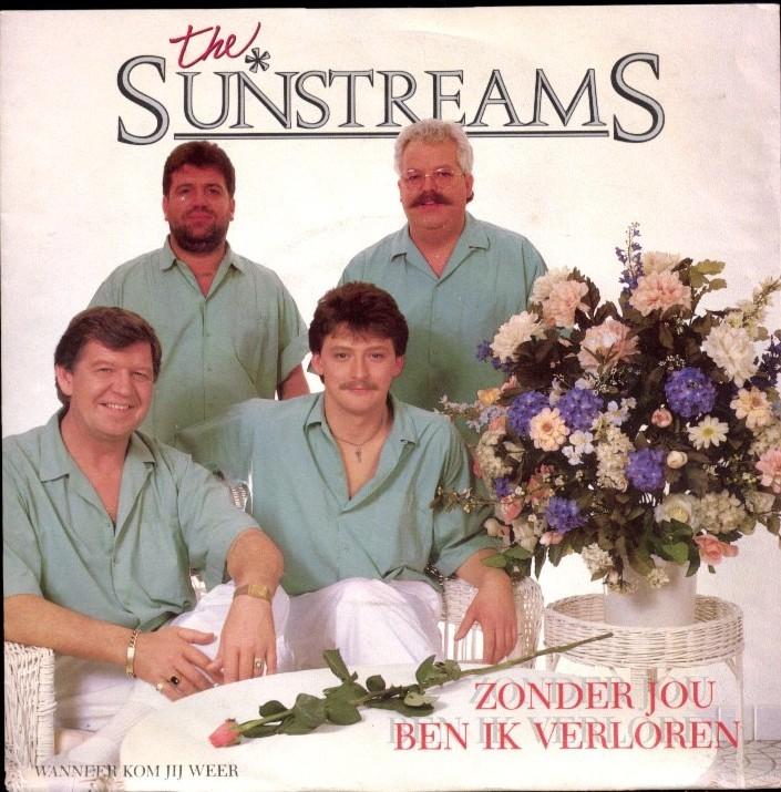 Single  -  THE SUNSTREAMS - Zonder jou ben ik verloren -, Cd's en Dvd's, Ophalen of Verzenden, Zo goed als nieuw, Overige formaten