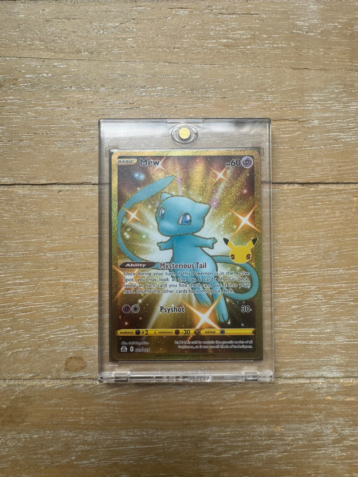 Mew celebrations set (025/025), Ophalen of Verzenden, Zo goed als nieuw