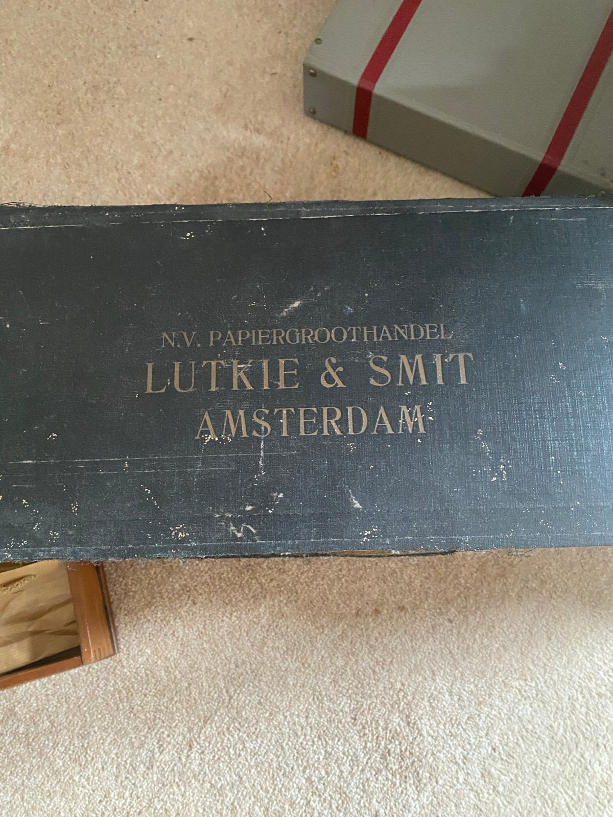 Vintage 78 toeren platen collectie in originele box, Cd's en Dvd's, Vinyl Singles, Ophalen, Gebruikt, 10 inch, Overige typen