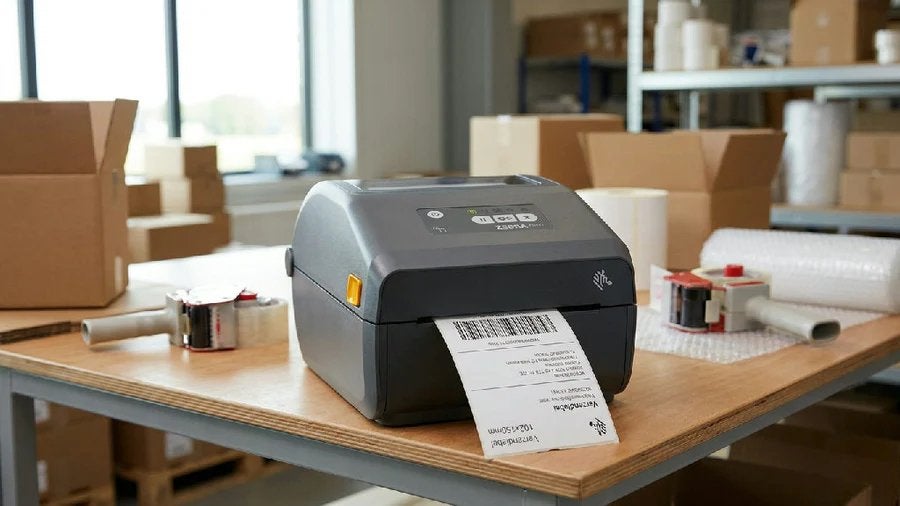 Zebra ZD421D Labelprinter - Direct Thermisch -Wifi/Bluetooth, Computers en Software, Labelprinters, Nieuw, Etiket, Ophalen of Verzenden