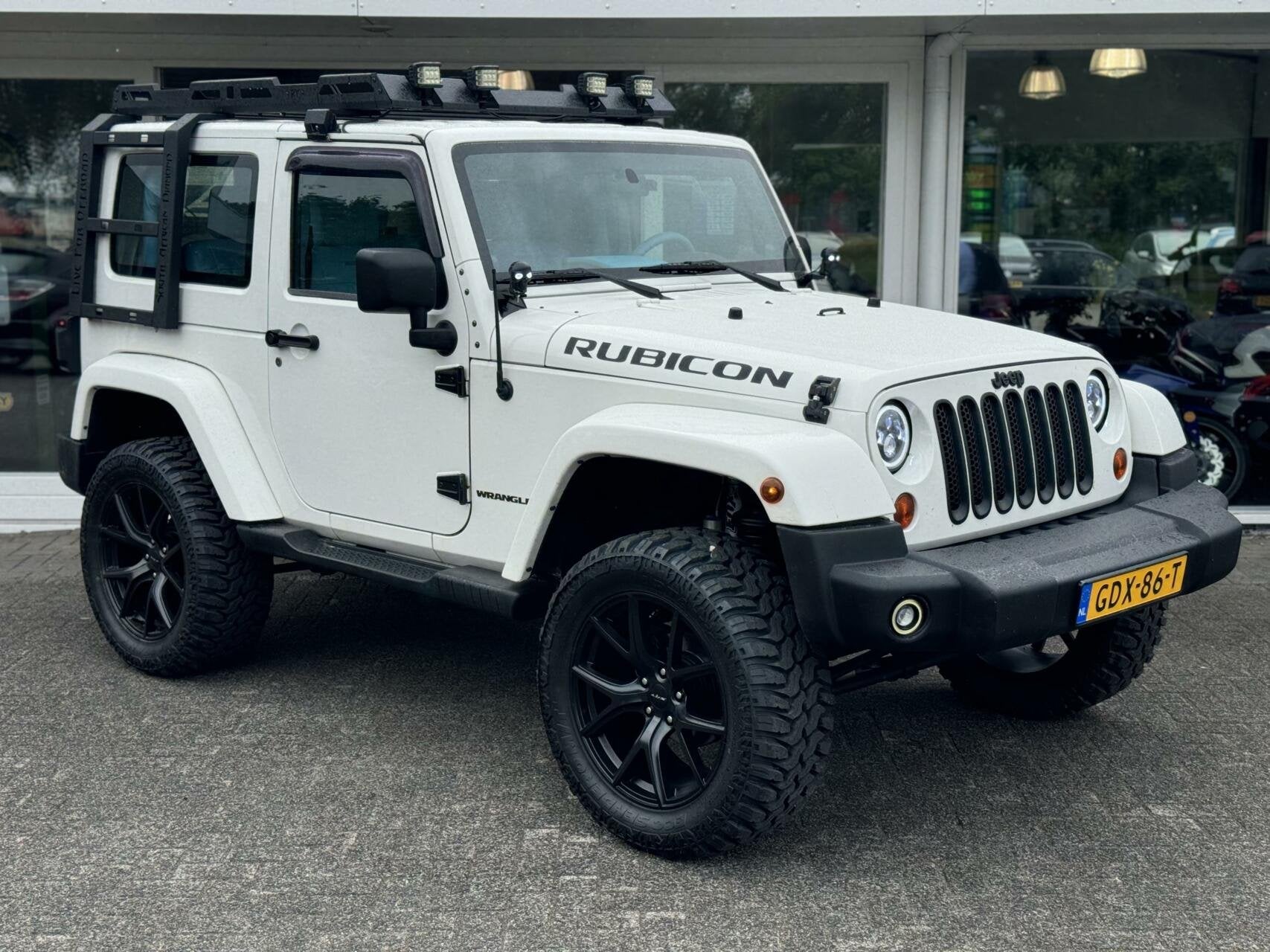 Jeep Wrangler 3.8 V6 4x4 automaat,airco,fox Suspension,magna, Gebruikt, Wit, Bedrijf, Vierwielaandrijving