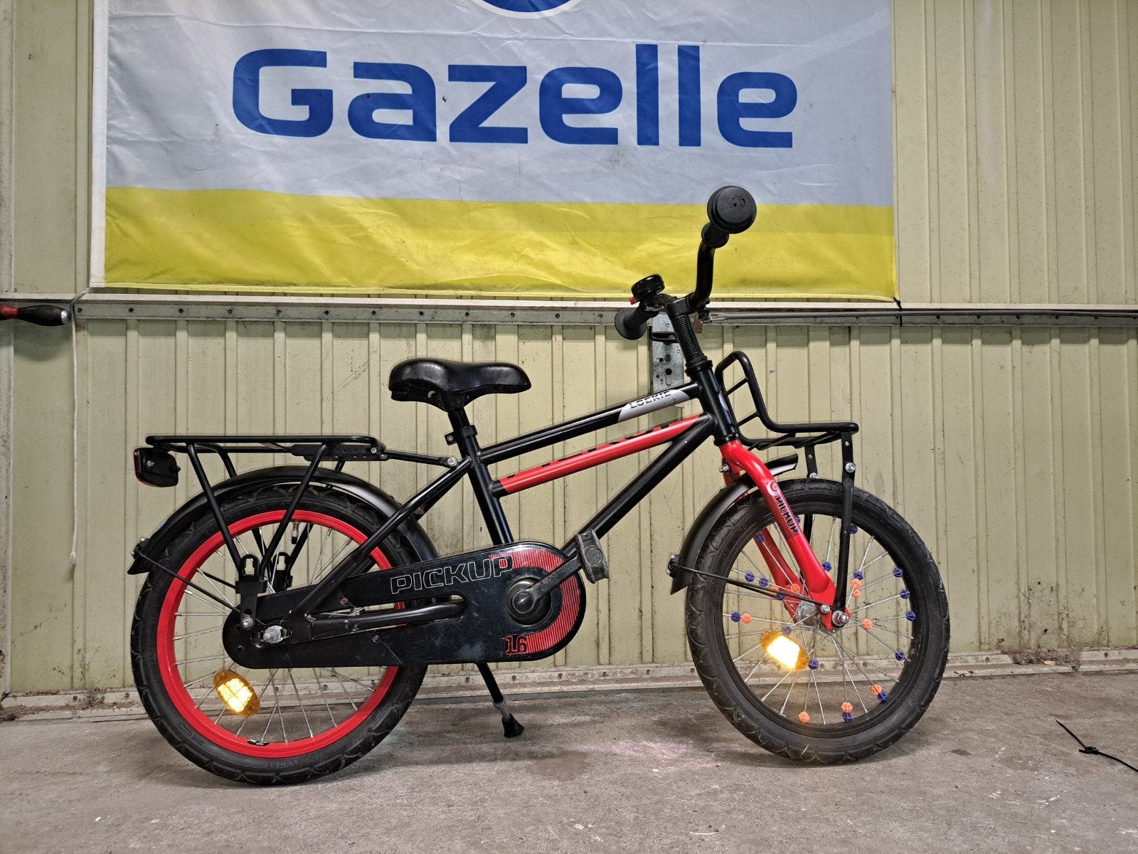 jongensfiets 16 inch met terugtraprem, Ophalen, Terugtraprem, Loekie Booster, 16 tot 20 inch