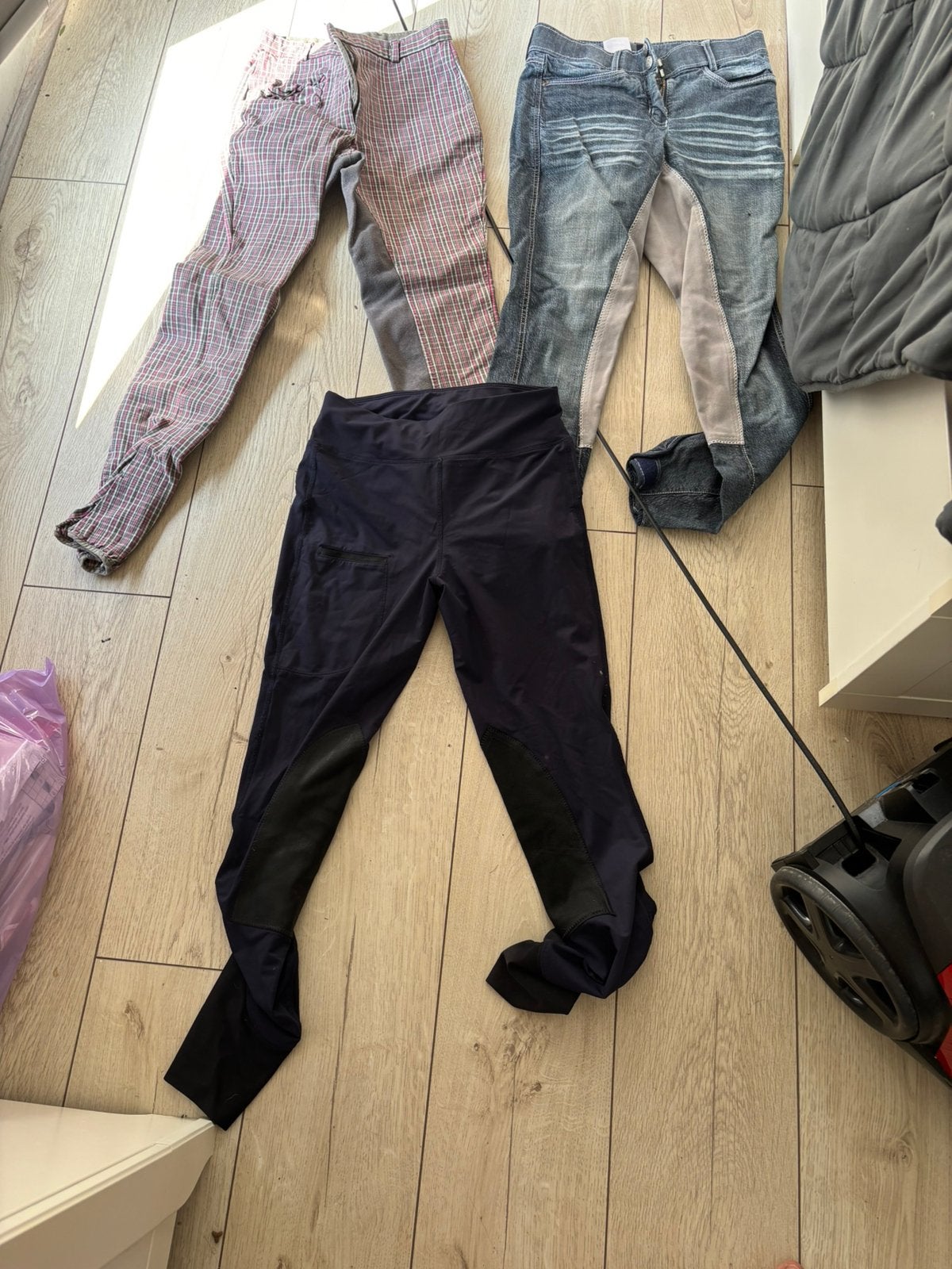 Paardrijbroek m paardrijlegging paardrijjeans, Ophalen of Verzenden, Zo goed als nieuw, Blauw, W30 - W32 (confectie 38/40)