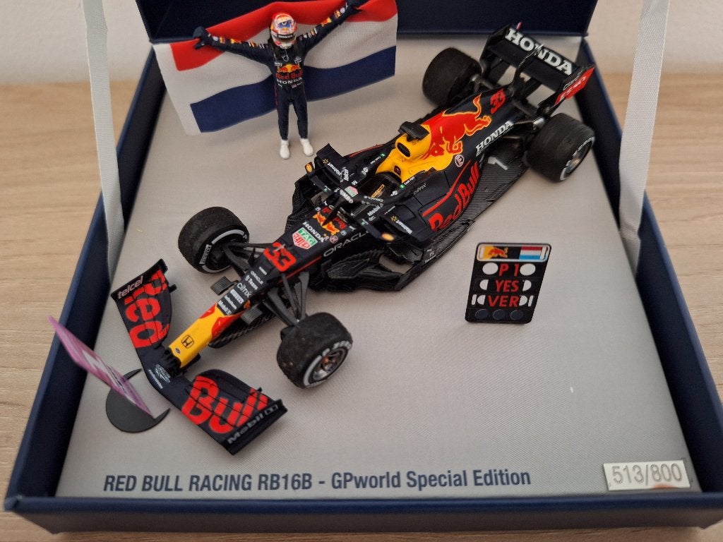 GP Nederland 2021 Max Verstappen Spark Special 1:43 NIEUW, Ophalen of Verzenden, Nieuw, Auto, Overige merken