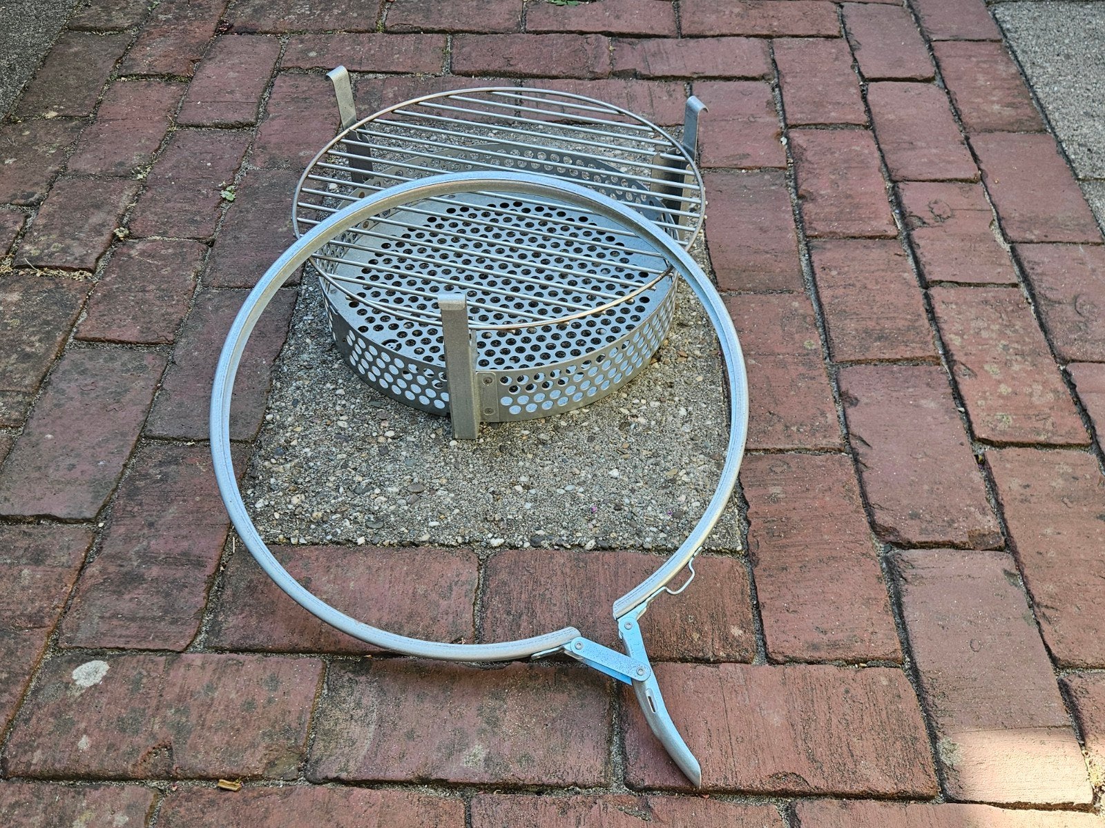 BBQ Grill en Vuurkorf voor in Barrel 40cm, Ophalen, Zo goed als nieuw, BarrelQ