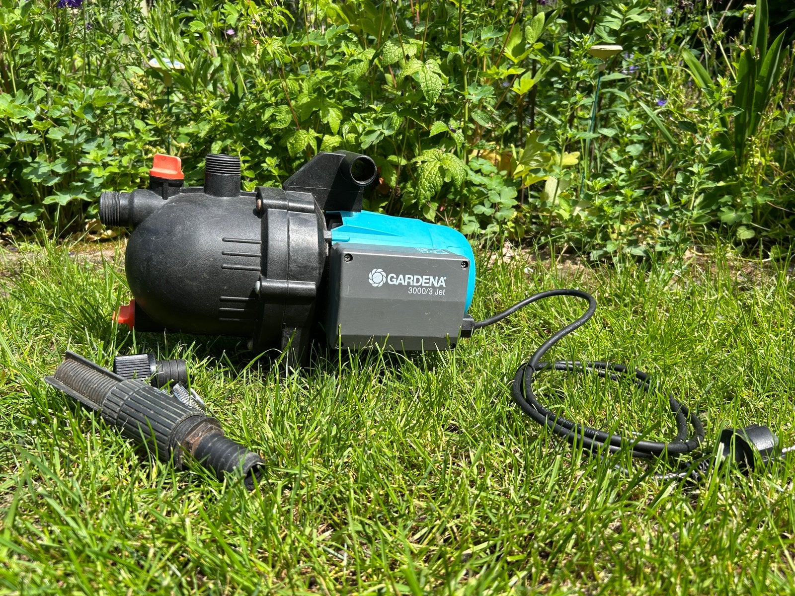 🌸Gardena 3000/3 Jet tuin- beregeningspomp goede staat🌸, Ophalen of Verzenden, Gebruikt, Besproeiingspomp