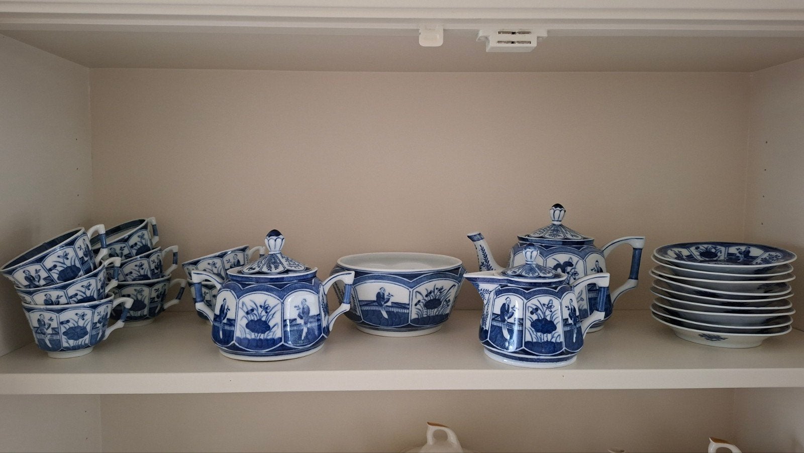 Mosa Maastricht theeservies - Delfts blauw decor, Ophalen