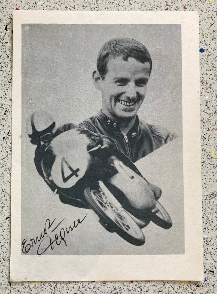 Ernst Degner motorcoureur foto, Boeken, Verzenden, Zo goed als nieuw, Algemeen