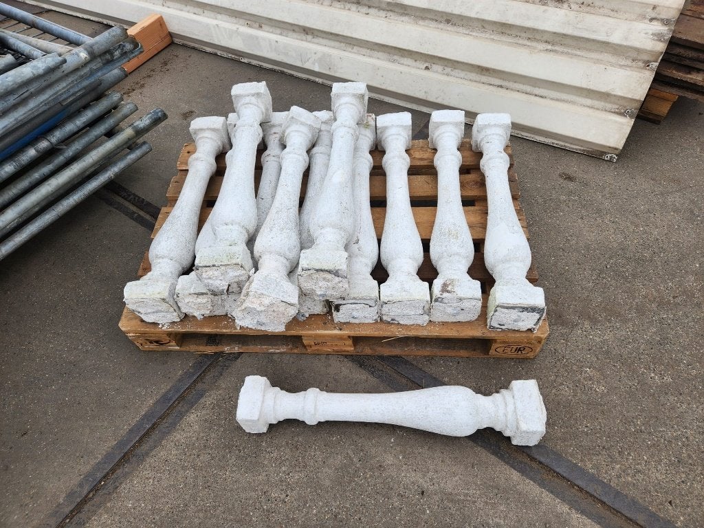 26117 - Betonnen balusters, zuilen, trap, tuin, decoratie, Huis en Inrichting, Ophalen, Gebruikt